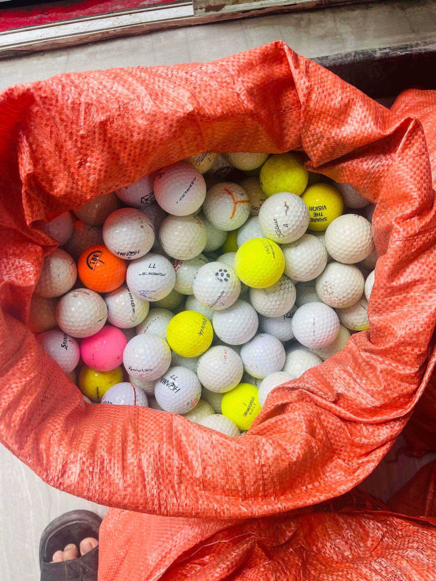 Bóng golf cũ combo 10 quả