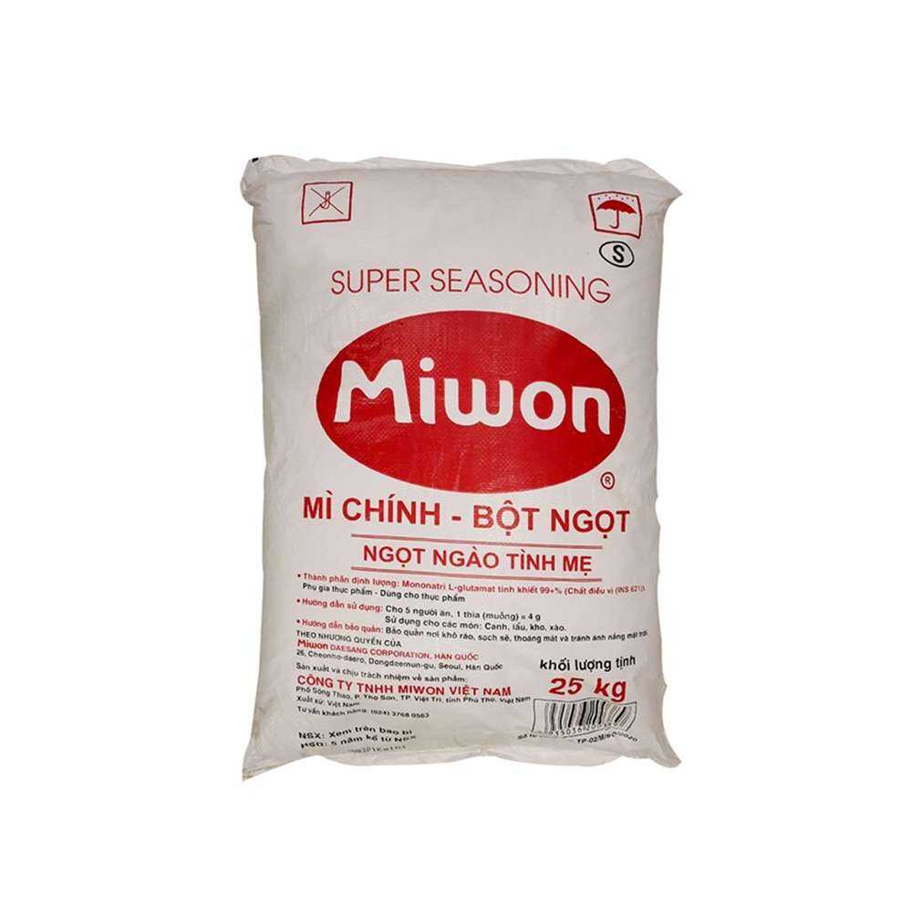 [[ Date Mới ]] Bột ngọt Miwon (S), bao 25kg