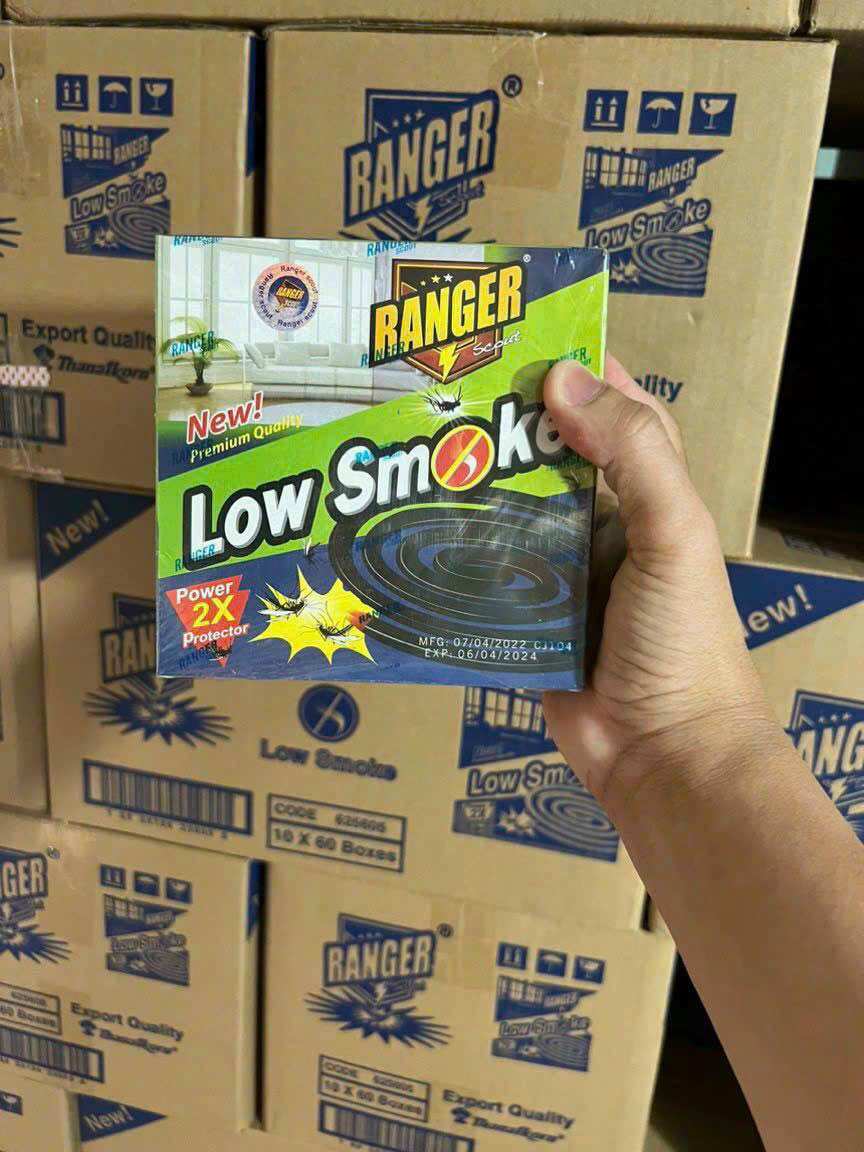 Nhang muỗi KHOANH Thái Lan Ranger Low Smoke chính hãng