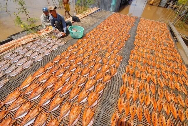 1kg cá thu xẻ khô nhạt, dai, ngon