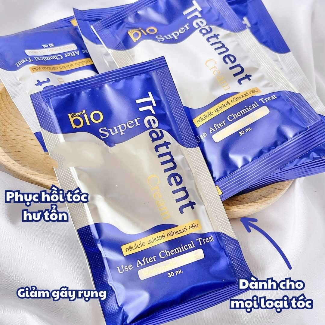 Lố 12 gói ủ tóc phục hồi bio super treatment thái lan