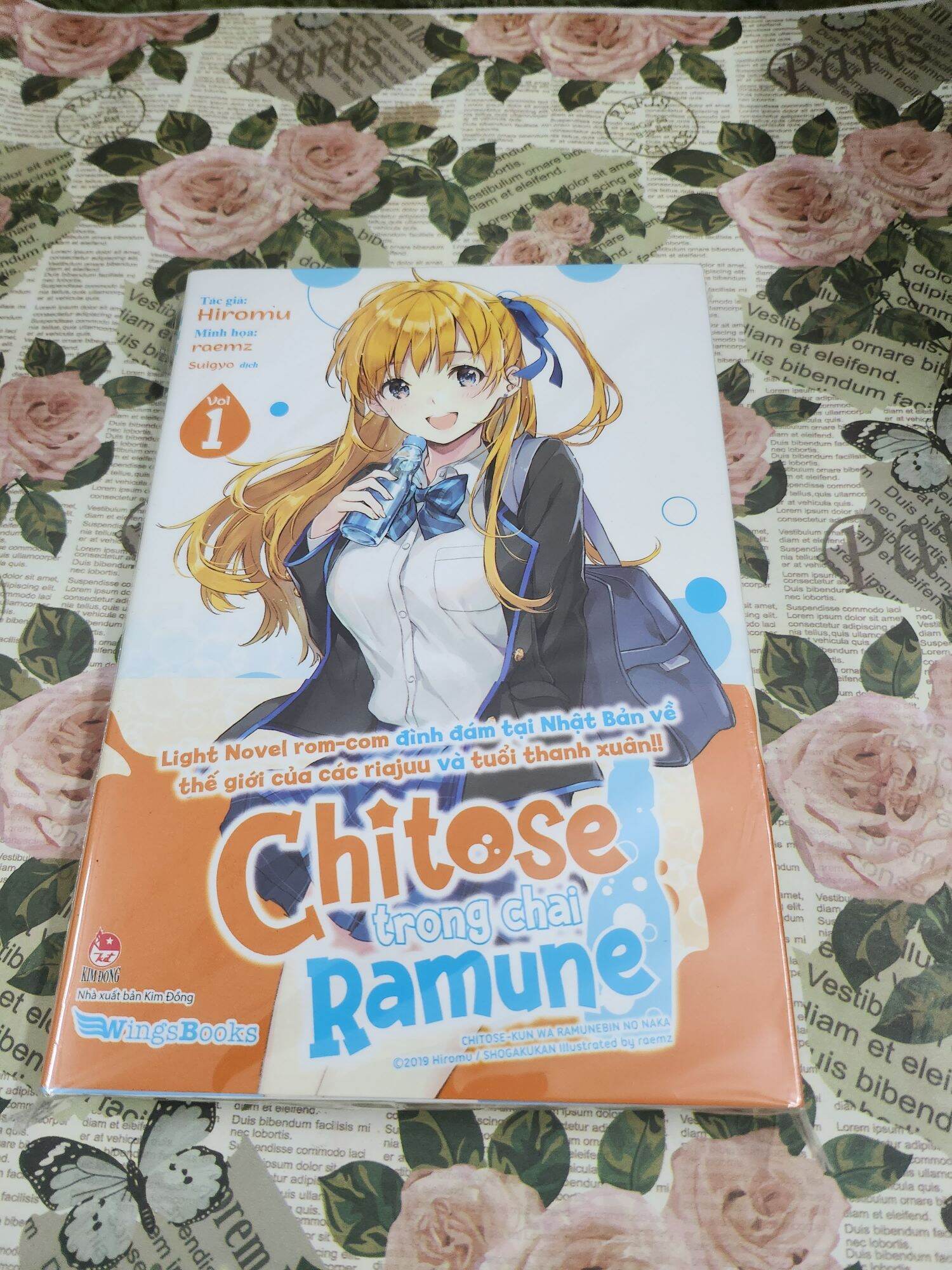 Chitose trong chai Ramune 1 k seal có obi k quà