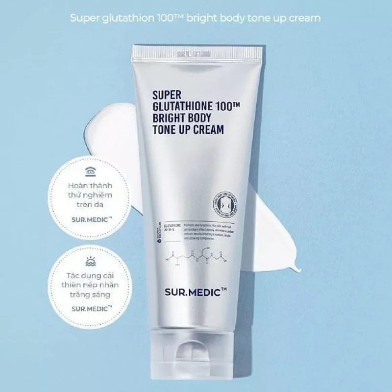 Tuýp kem dưỡng body trắng da sur medic+
