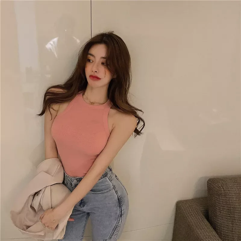 Áo Thun Ba Lỗ Nữ - Thun gân co giãn tốt