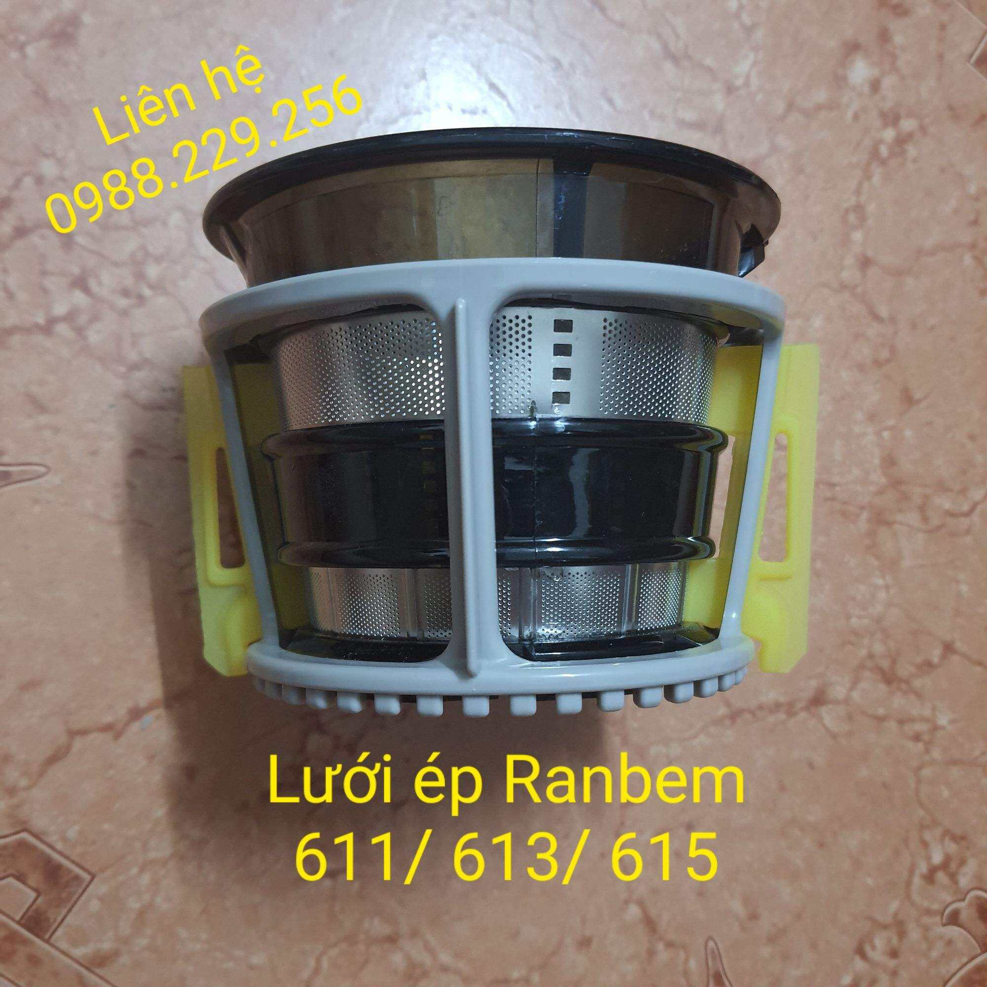 Phụ kiện lọc inox máy ép hoa quả chậm Ranbem 611, 613, 615