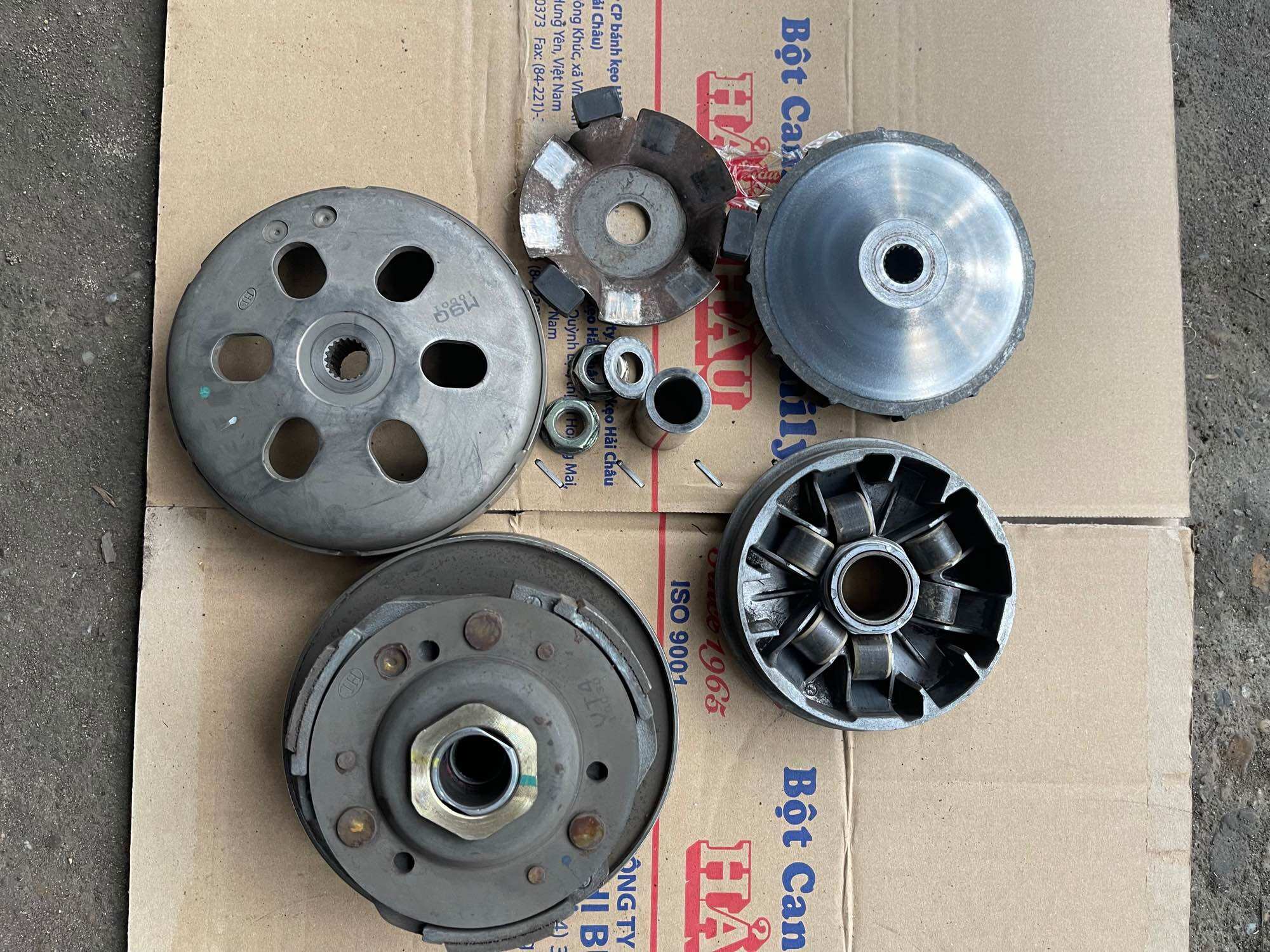 Bộ Nồi Attila Alizabest Xăng Cơ Tháo Xe/ Bộ Côn Xe Máy Attila Alizabest Xăng Cơ Sym Chính Hãng Giá 209,000 Đồng*Miễn phí vận chuyển