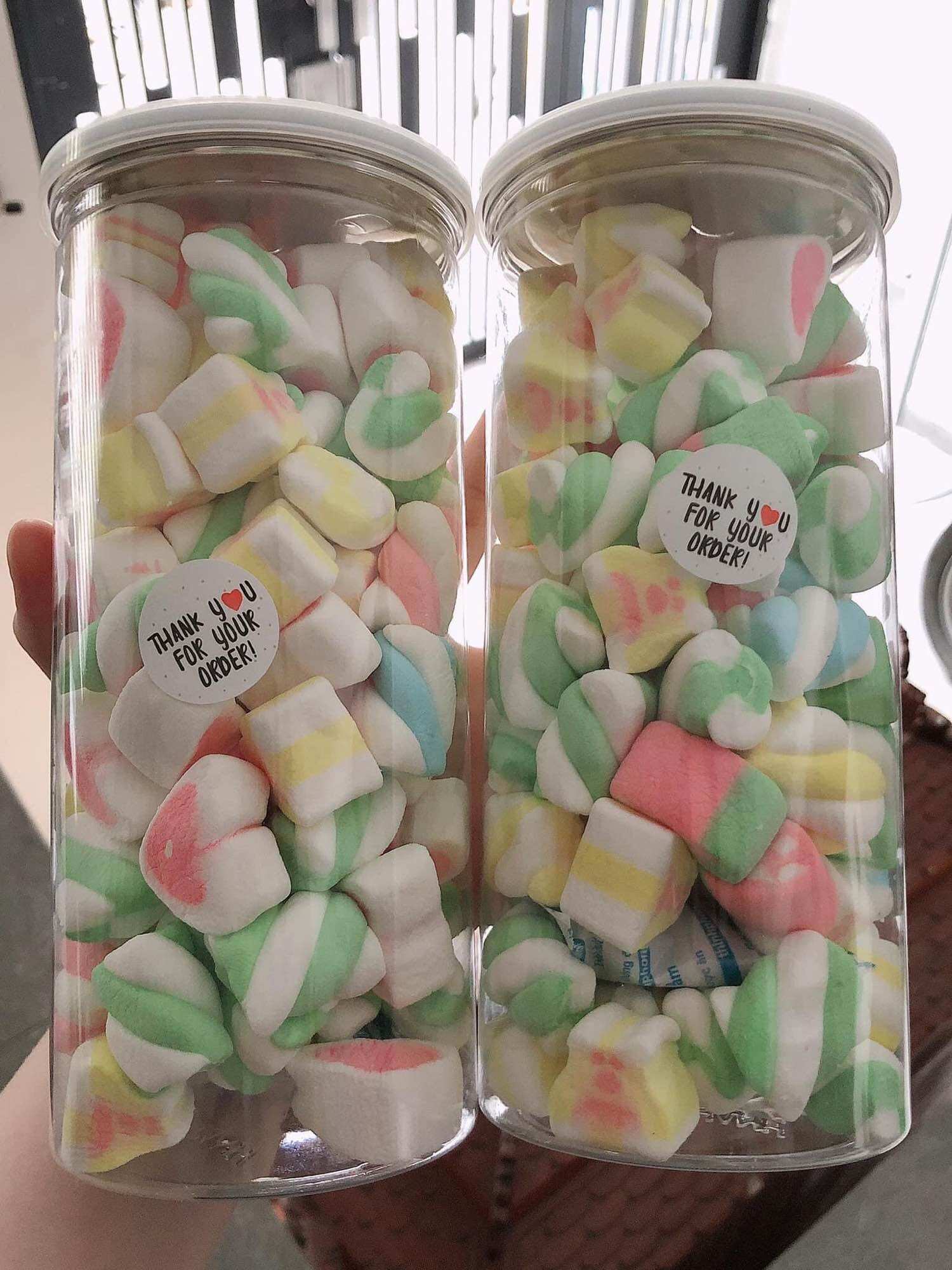 Kẹo bông gòn marshallow 100gr túi zip