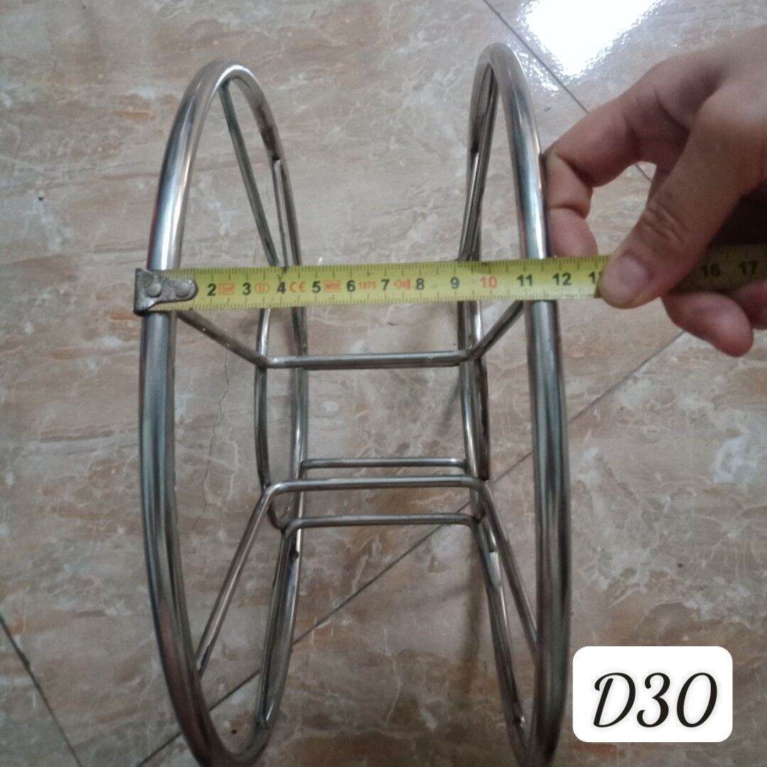 Kite String Reel D30Cm, Super Durable Stainless Steel Reel