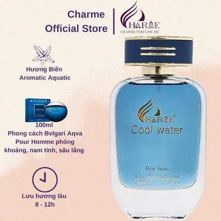 Nước hoa nam cool water 100ml + túi