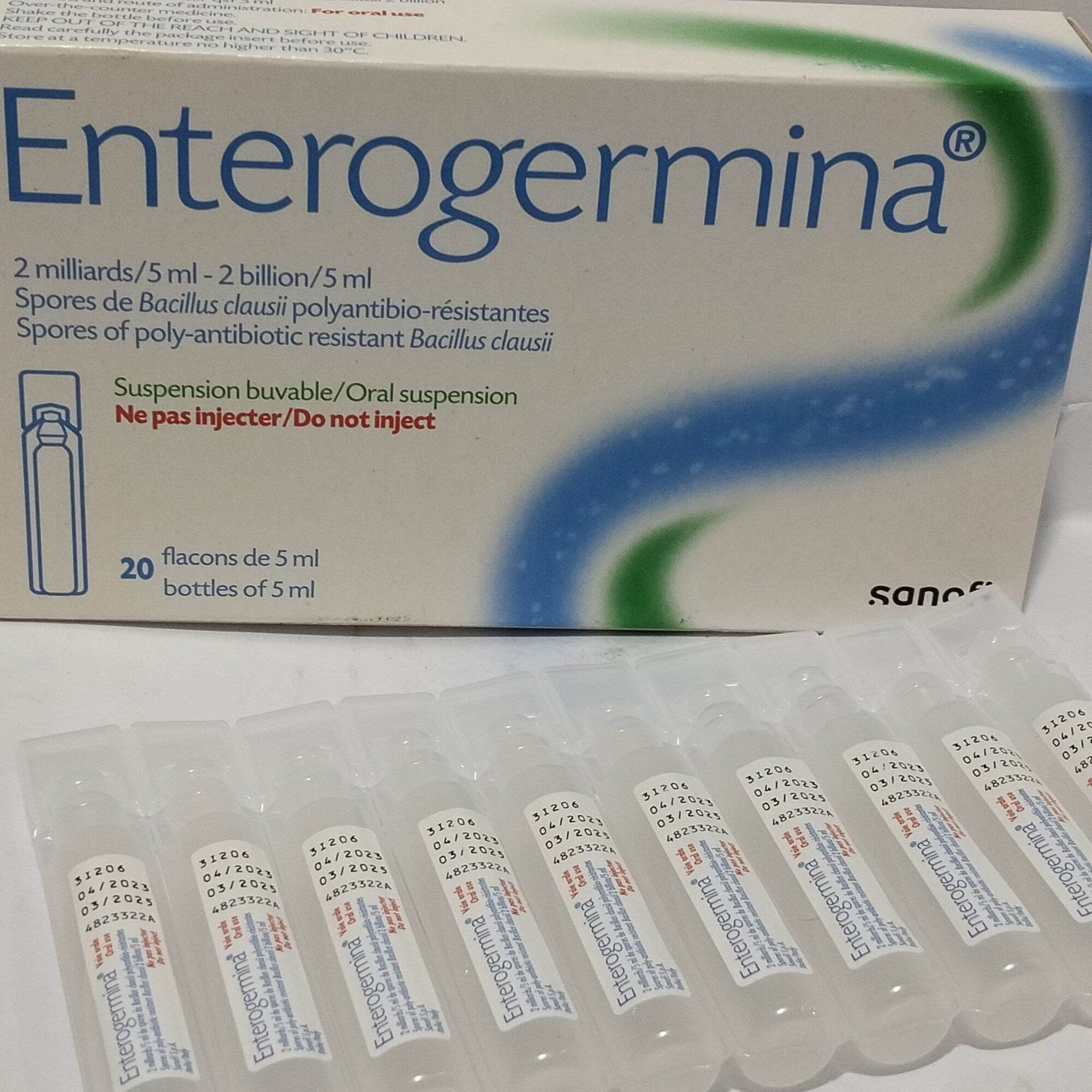 Men tiêu hoá , Enterogermina hộp 20 ống