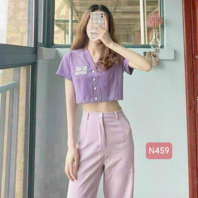 ÁO KIỂU CỔ V BS