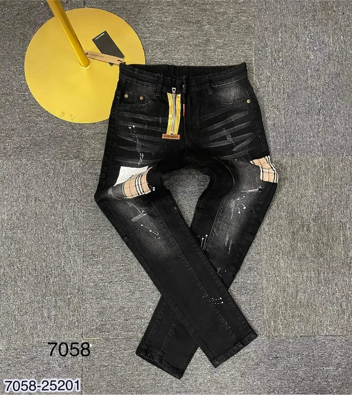 Quần jeans nam dài khoá lệch chất mềm dễ mix đồ bản hot 2021 (1)