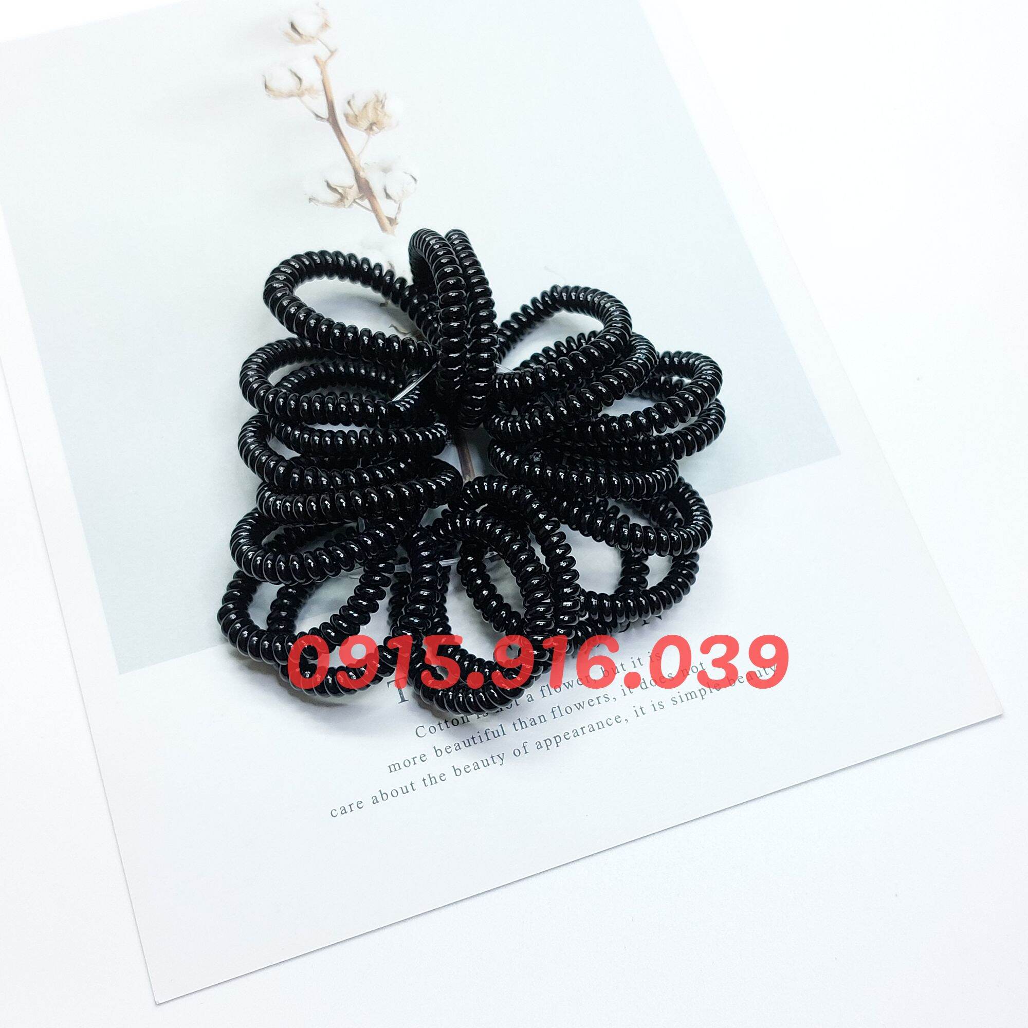 Combo 10 Cột Tóc Lò Xo Nhí, Buộc Tóc Lò Xo Size Nhỏ