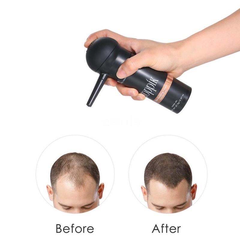 Bột phủ làm dày tóc kèm vòi phun toppik applicator