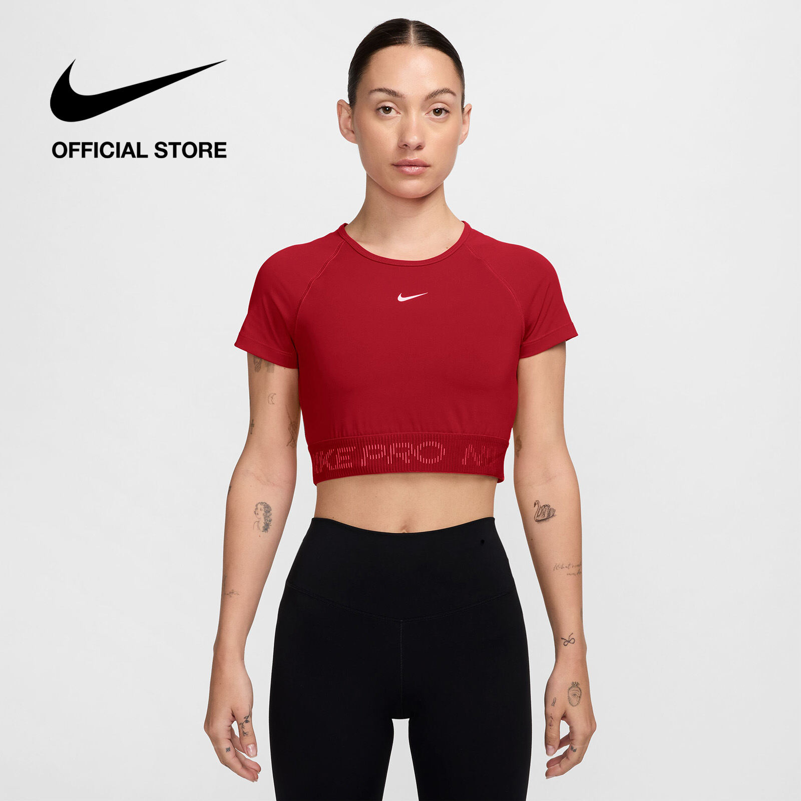 [VOUCHER 42% + MUA 2 GIẢM 5%] Áo crop top nữ Nike Dri-FIT Womens Training Short-Sleeve Top - Univers