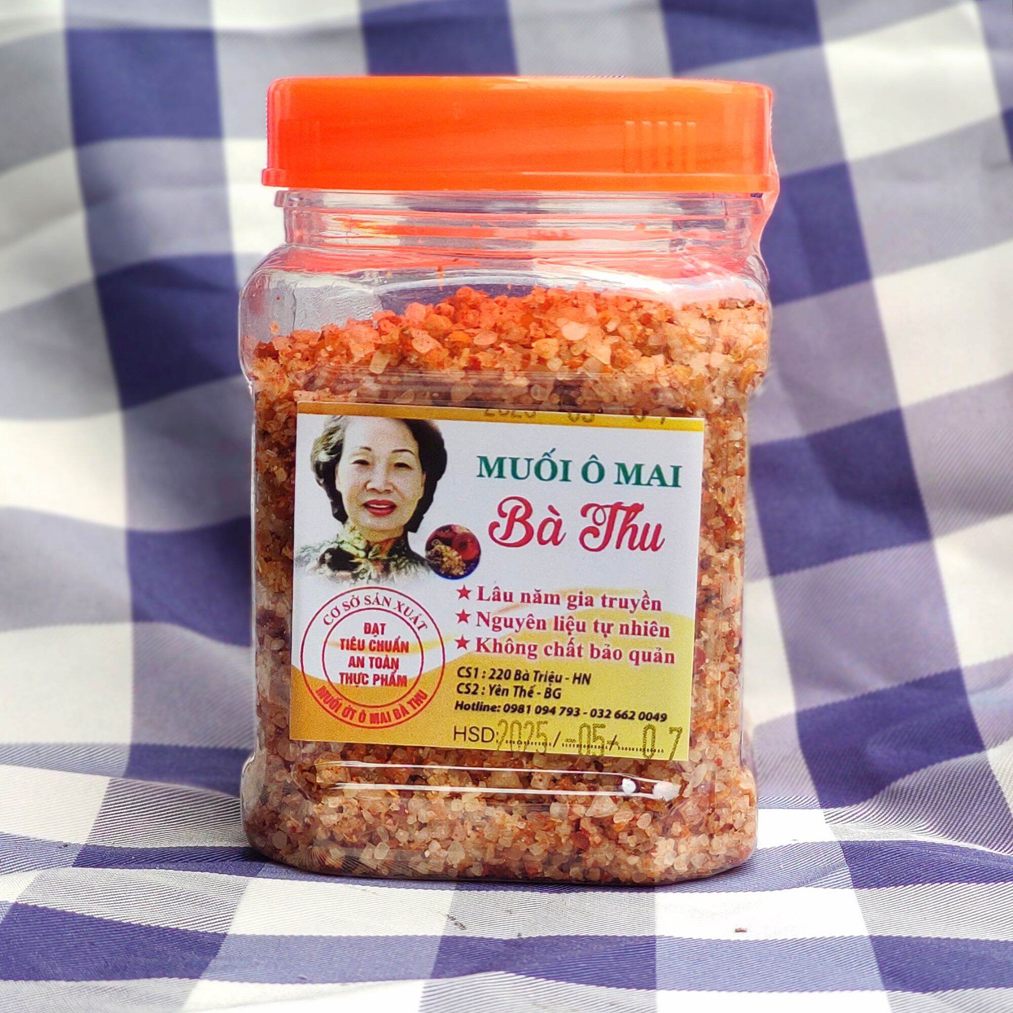 Muối Ô Mai Bà Thu Lọ 120g