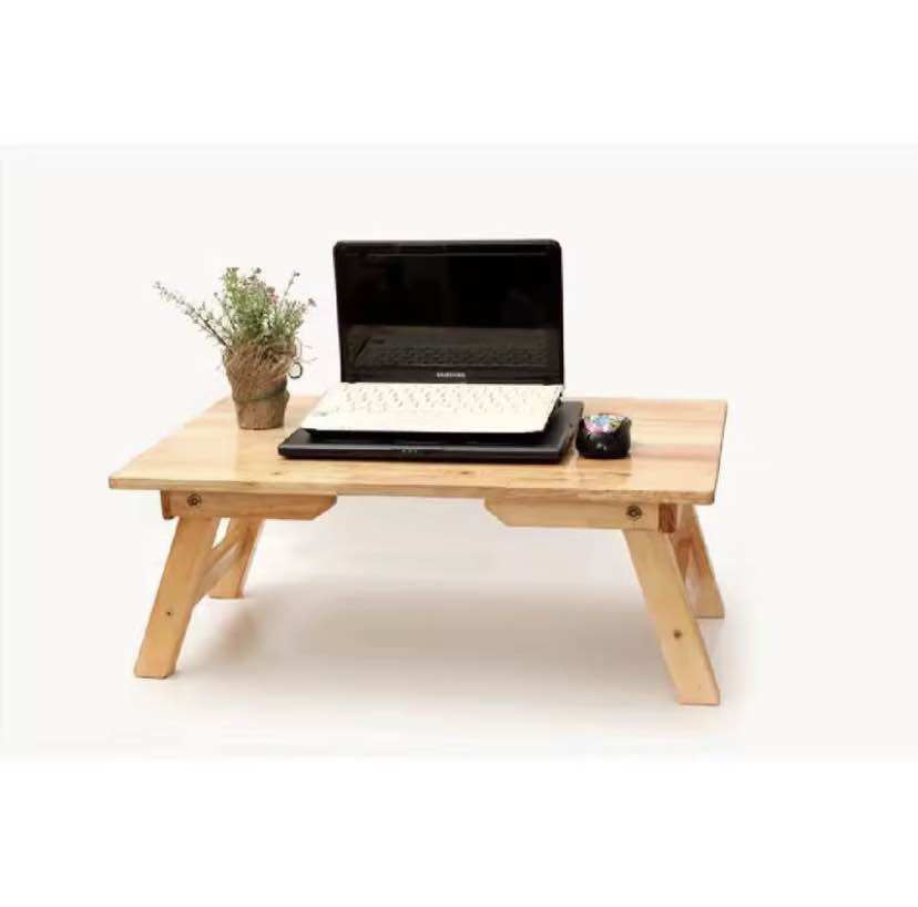 Bàn Gỗ Đa Năng Chân Xếp 40x60cm - Bàn trà chữ nhật sofa/cafe ngồi bệt gấp gọn gỗ tự nhiên đa năng