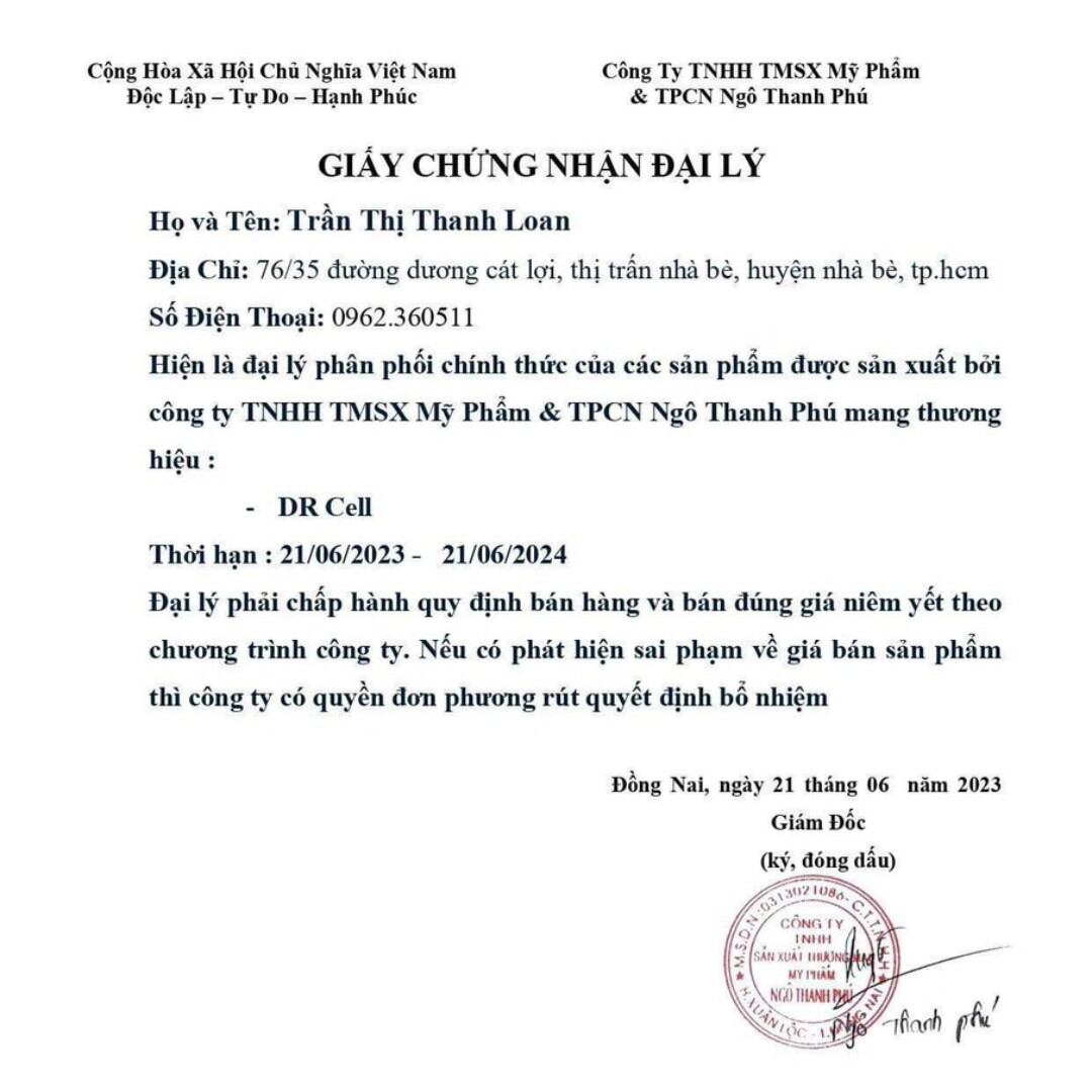 TINH CHẤT CĂNG BÓNG CẤP ẨM  MẠ NON DR CELL
