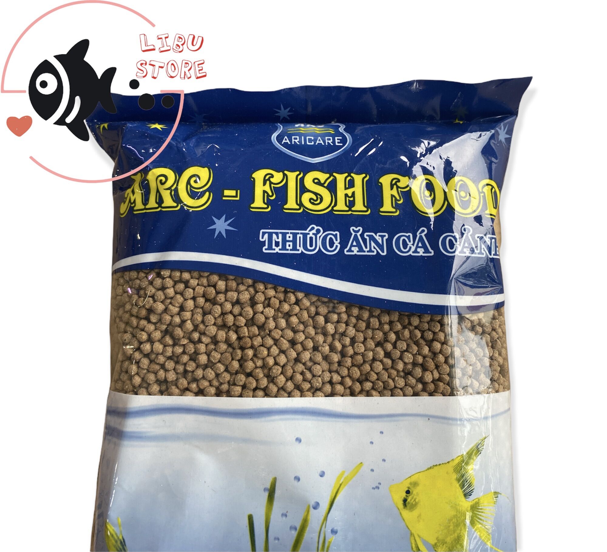 Thức Ăn Cho Cá Cảnh ARICARE Hạt Size 3mm - 500g