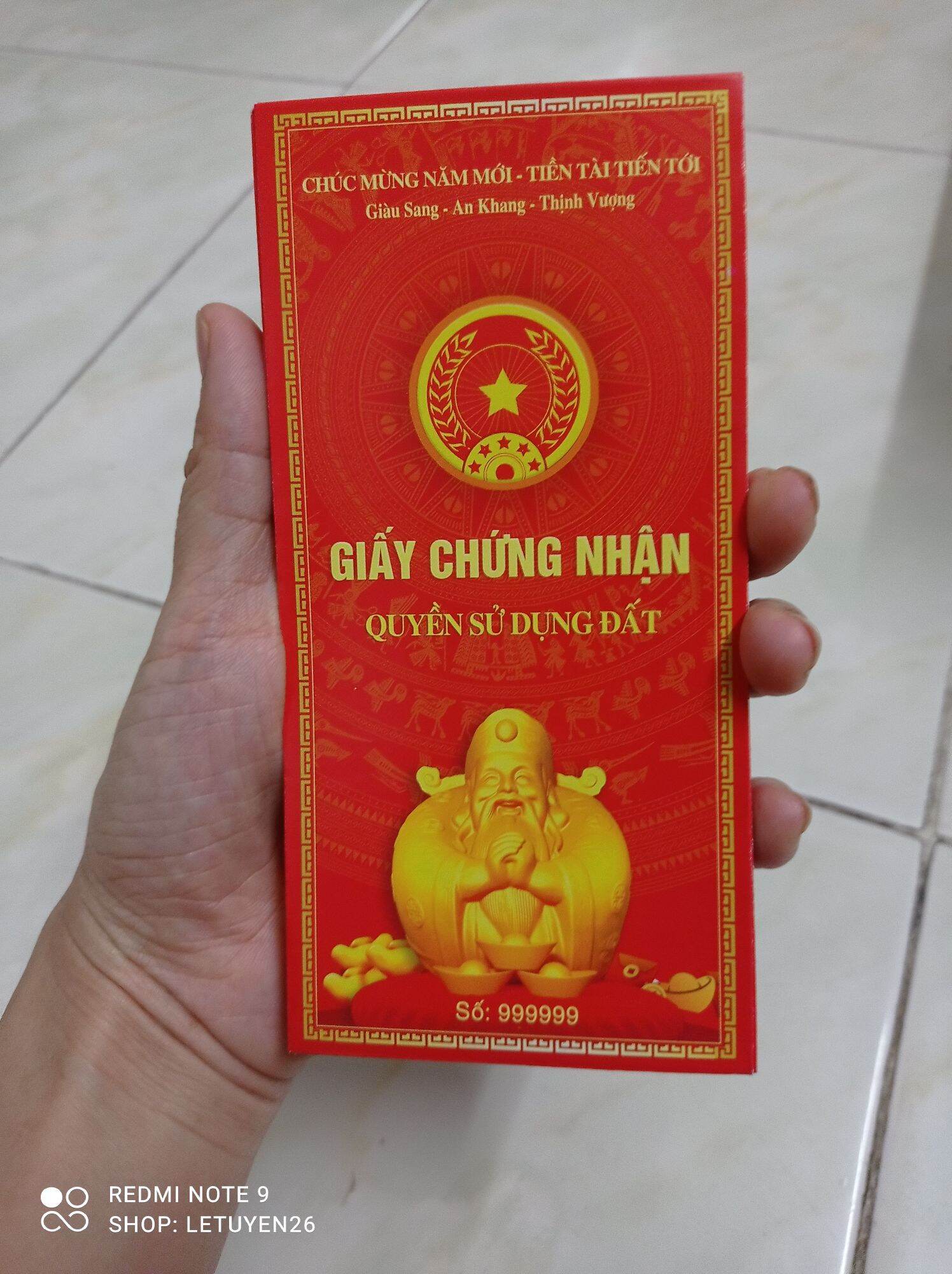 ( Quà tặng) set 5 bao lì xì tết 2024