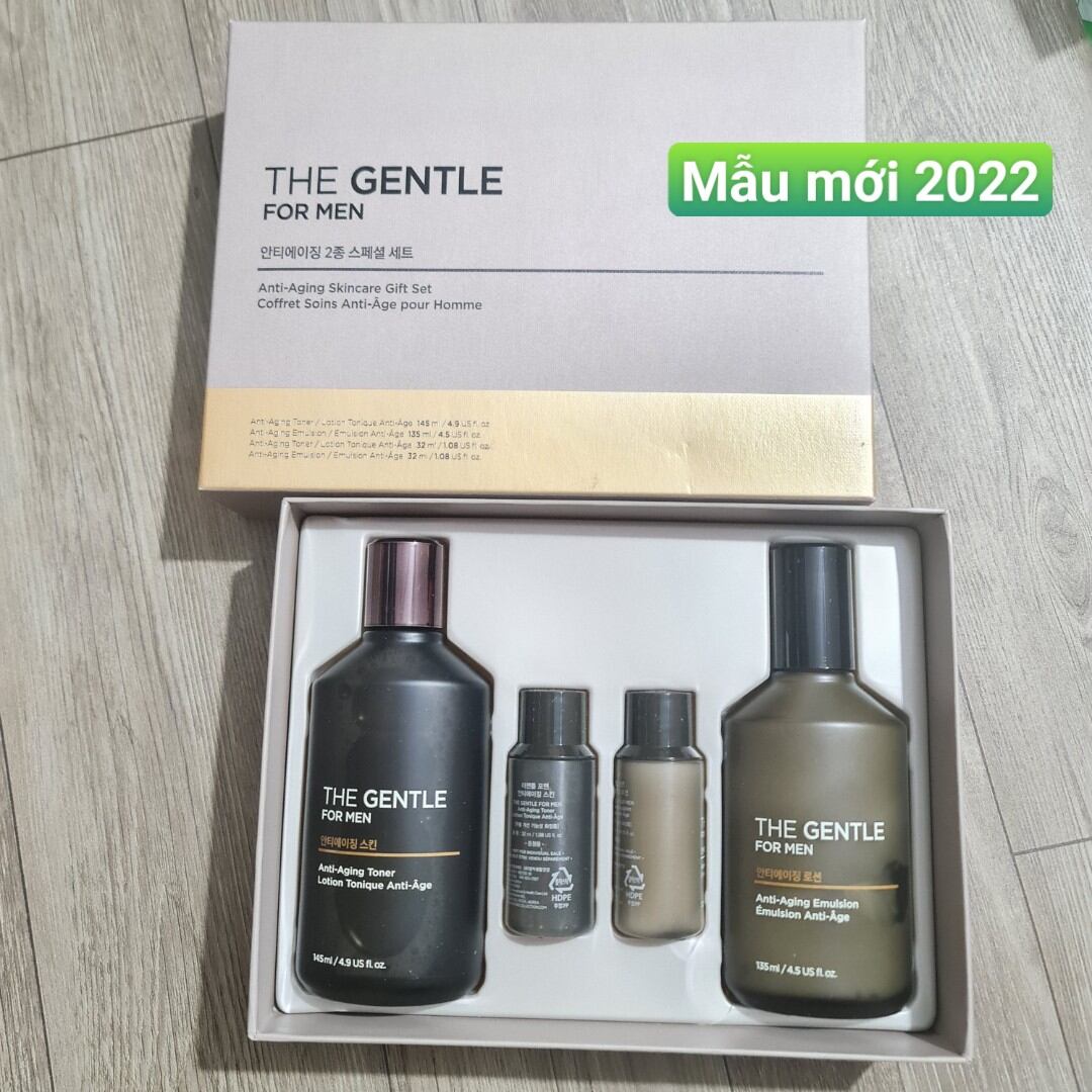 Bộ Dưỡng dành cho nam The Gentle For Men Anti Aging Skincare Gift Set