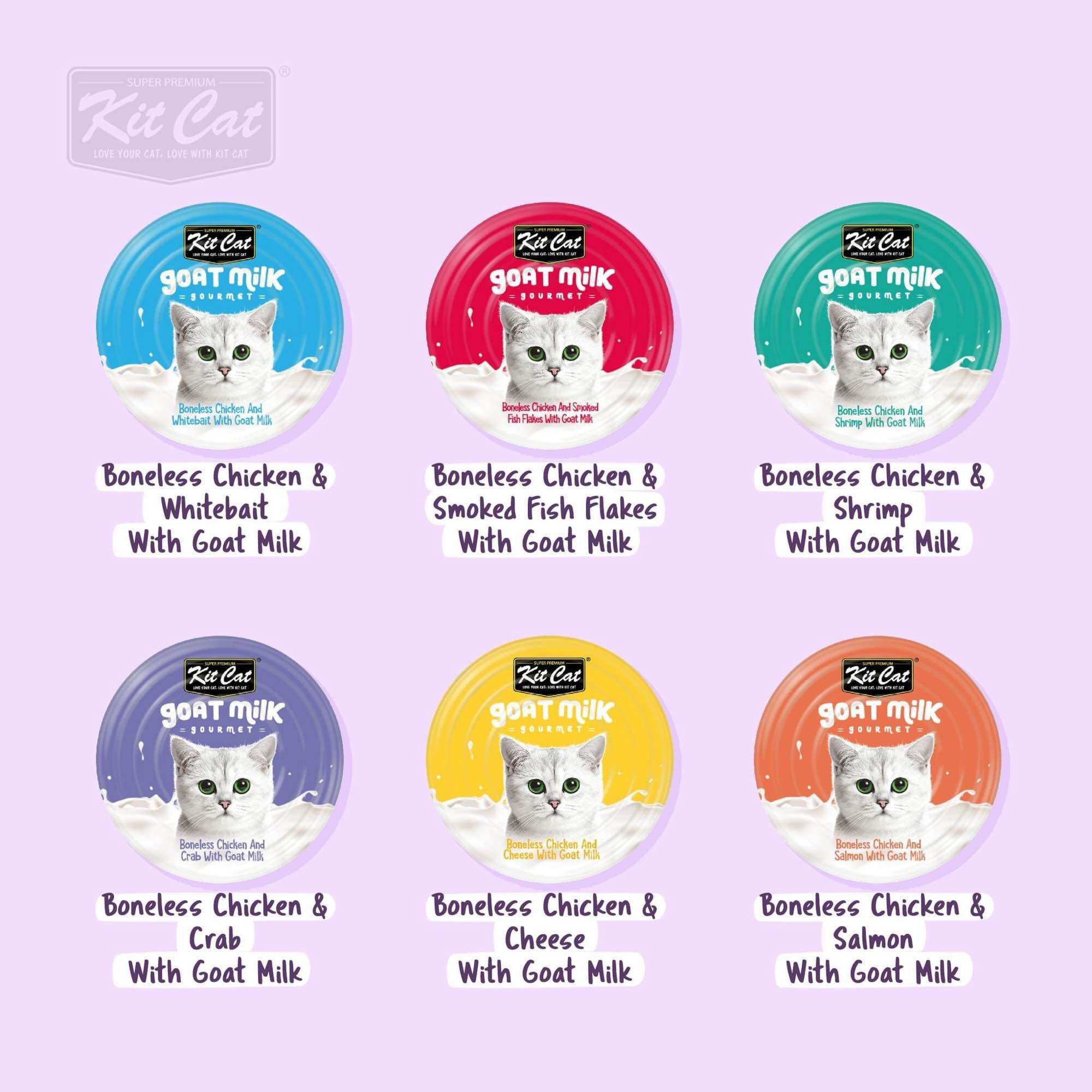 Thức ăn cho mèo - Pate Kitcat sữa dê 70gr