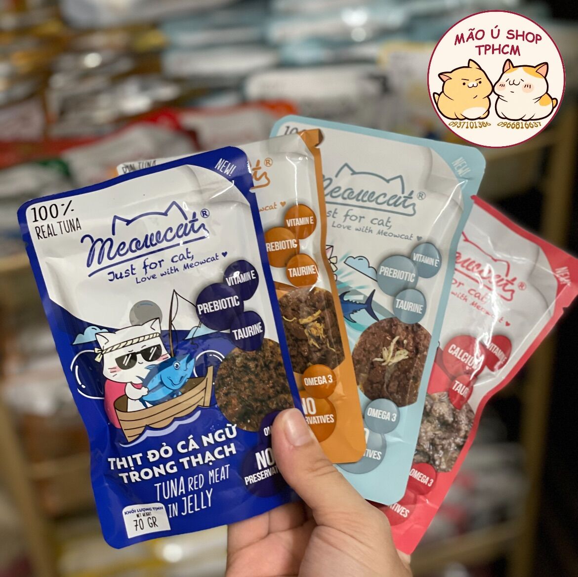 MEOWCAT PATE MÈO - GÓI 70g
