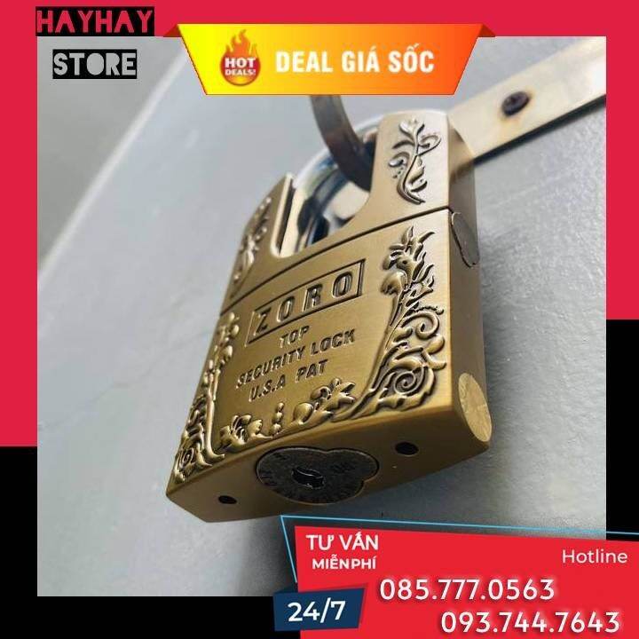 Ổ Khóa Zoro 6 Phân Chống Cắt (Bông Lúa)