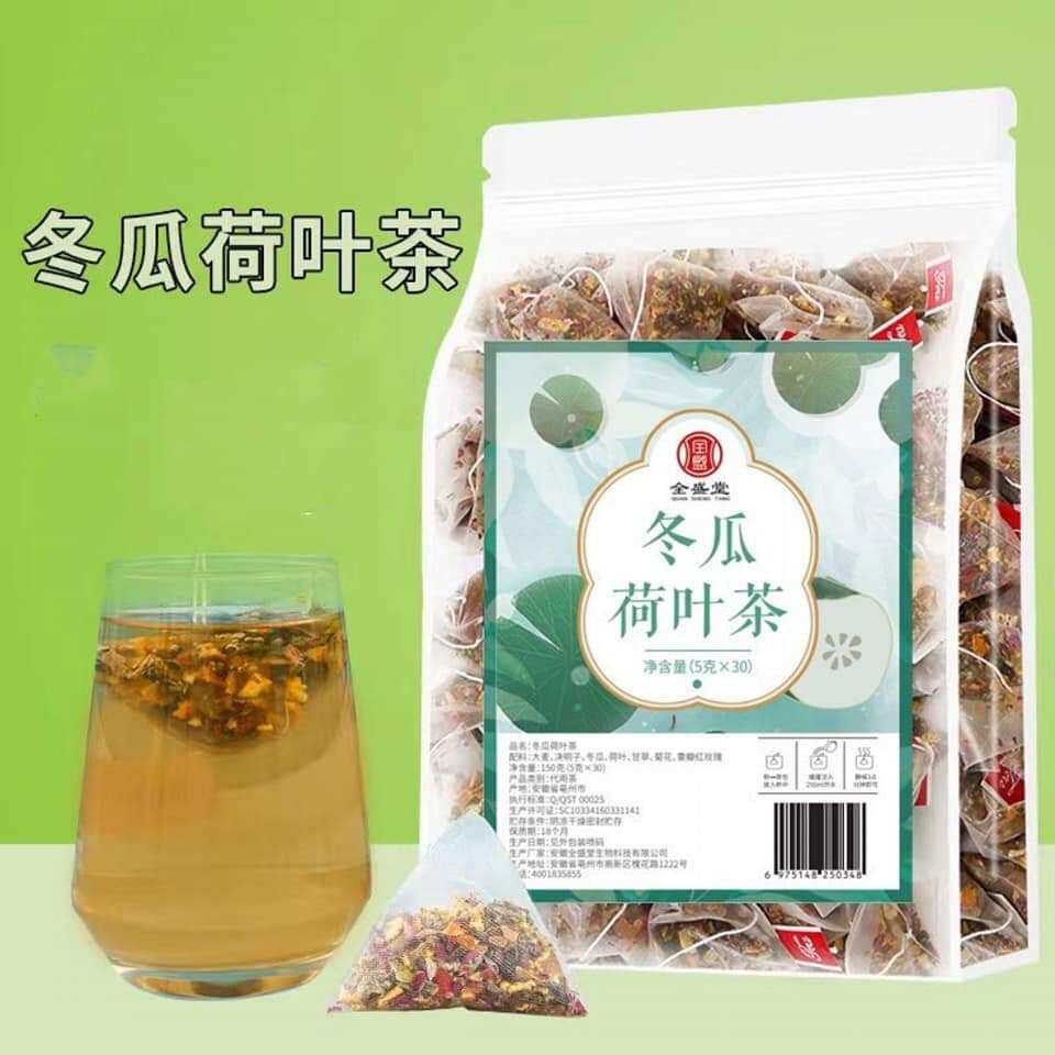 Trà Bí Đao Lá Sen ( dạng túi lọc ,thuận tiện , thanh lọc cơ thể )