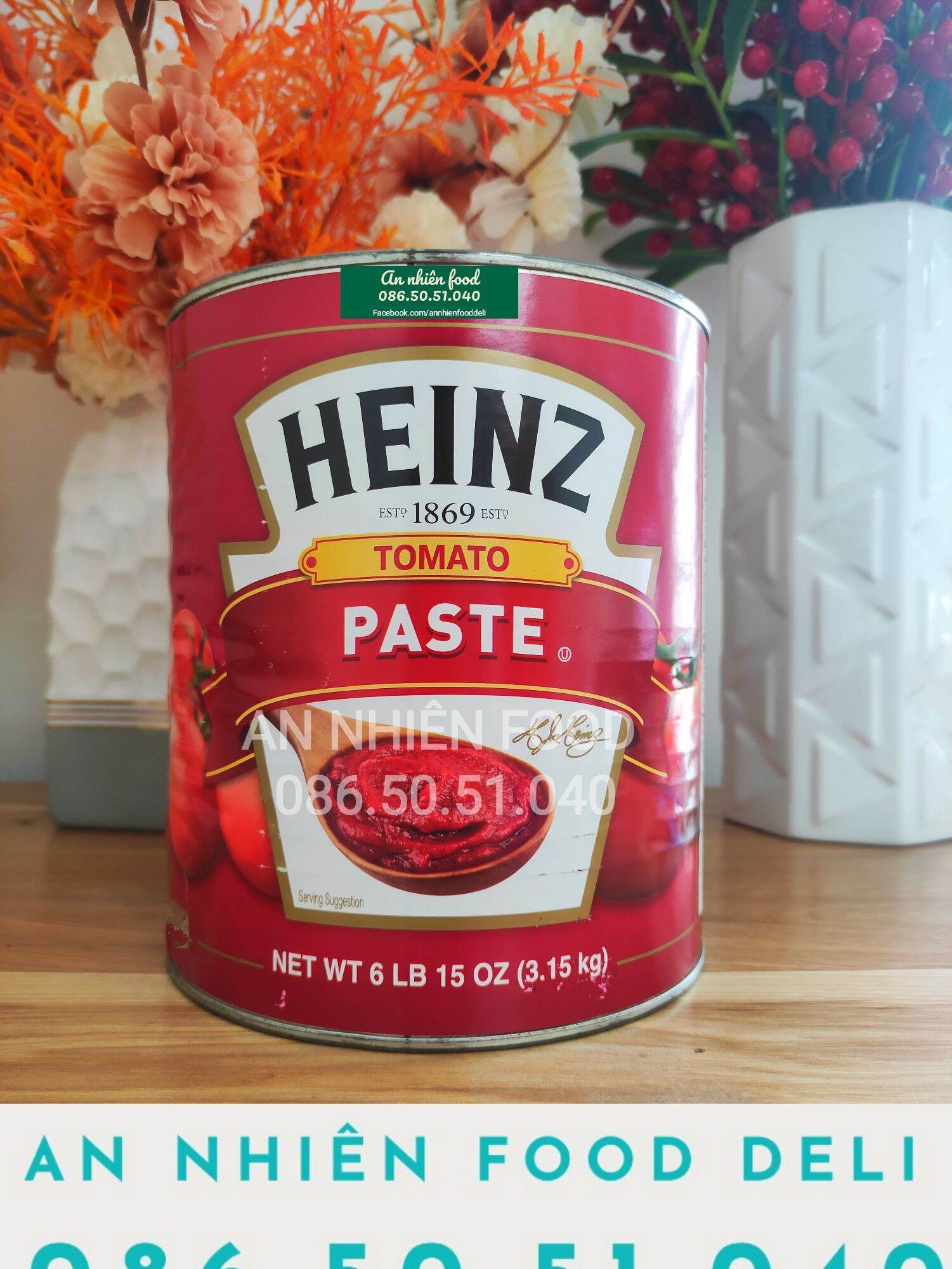 Sốt Cà Chua Heinz Tomato Paste Xốt Cà Chua hộp to 3KG