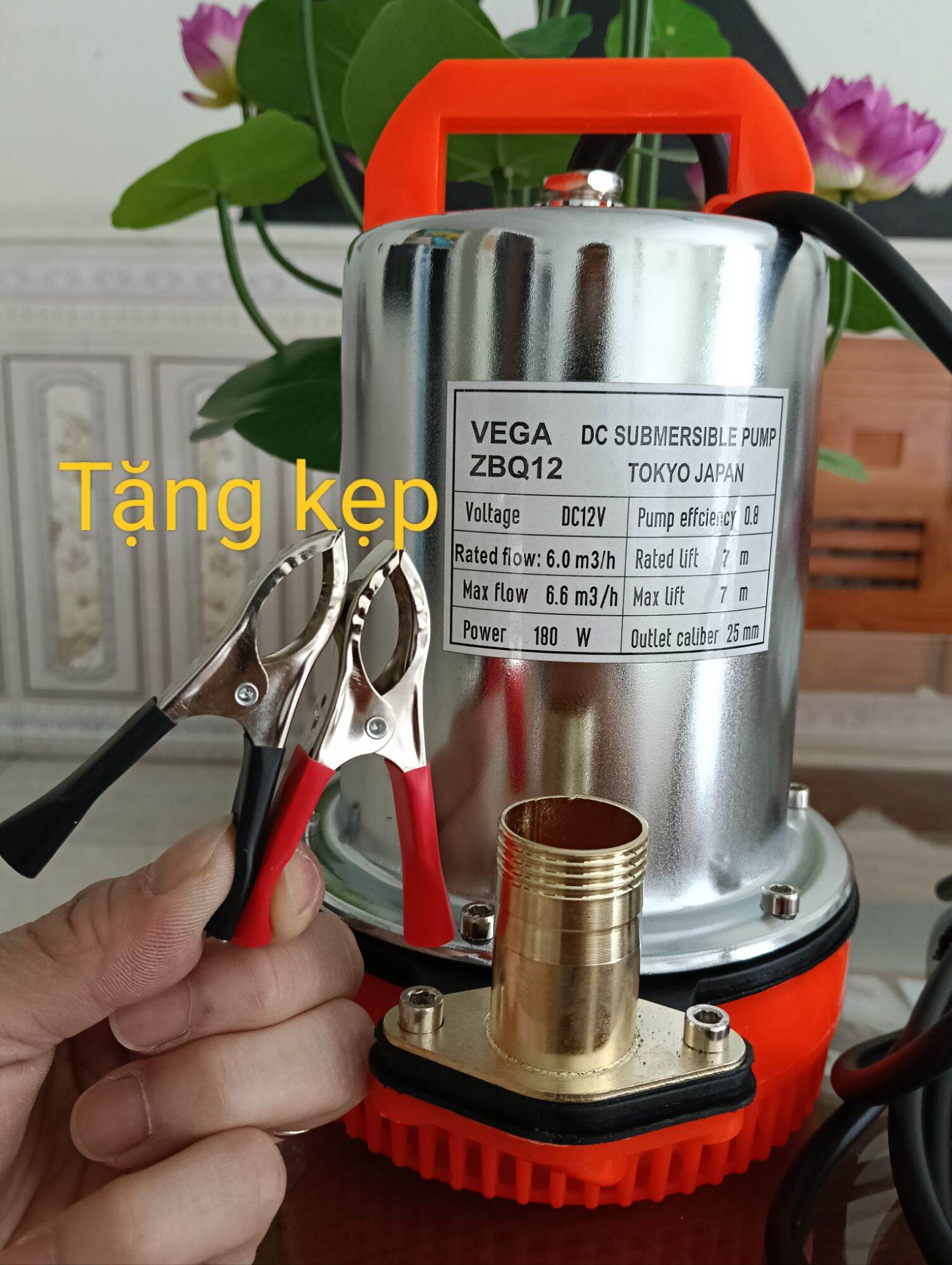máy bơm nước tõm 12V loại 1