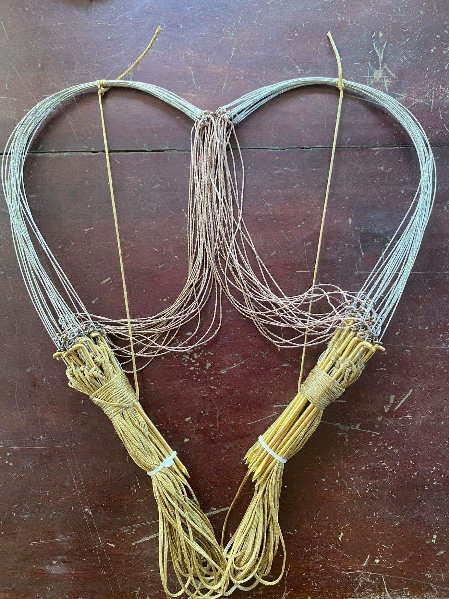 2 bộ giò bẫy gà rừng chân đồng