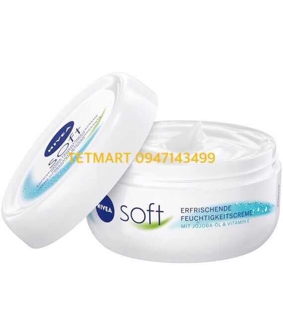 Kem dưỡng ẩm toàn thân Nivea Soft Đức 200ml