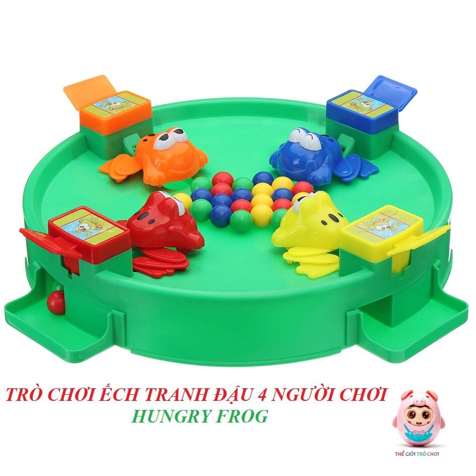Loại to 36cm- ếch ăn bi, cóc ăn kẹo, ếch săn mồi trò chơi ếch con tranh ăn đậu 4 người