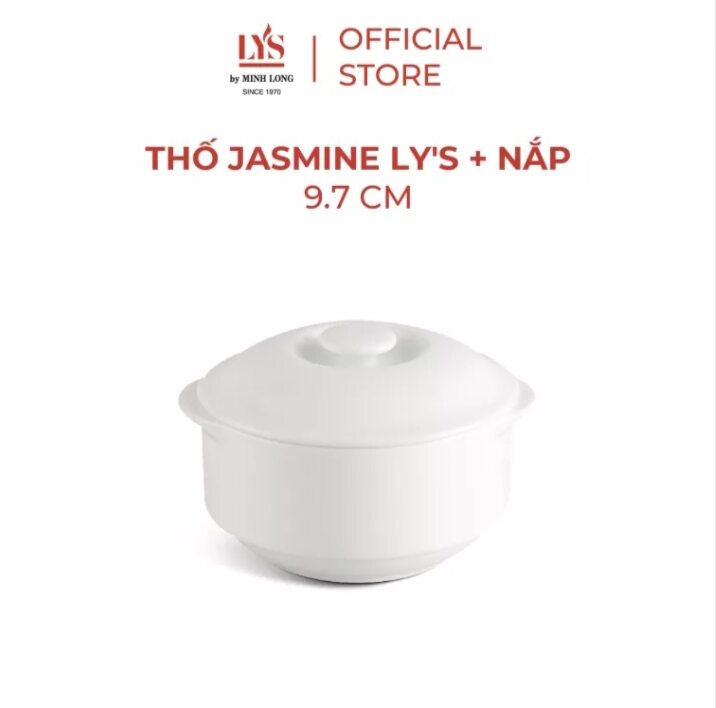 Thố chưng yến - gốm sứ Minh Long