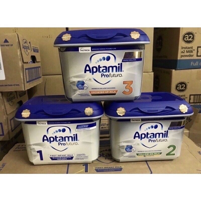 Sữa bột aptamil profutura uk 800gr đủ số 1 2 3