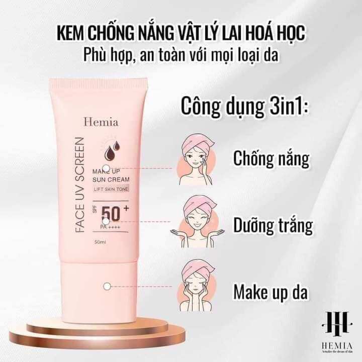 Kem Chống Nắng Hemia Hàn Quốc