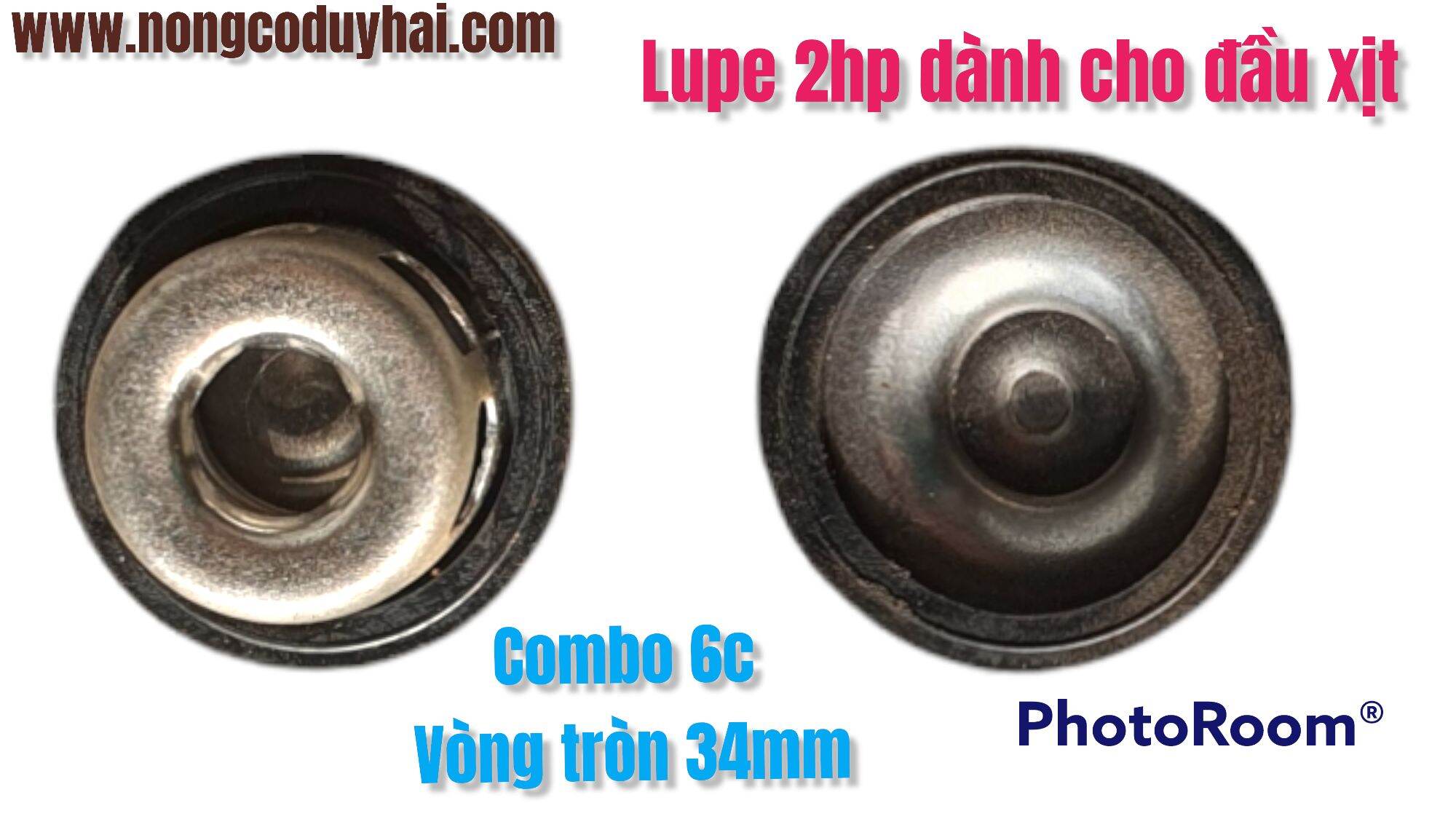 Lúp pê đầu rửa xe 1hp/2hp đầu xịt kích thước 1hp 27mm 2hp 34mm