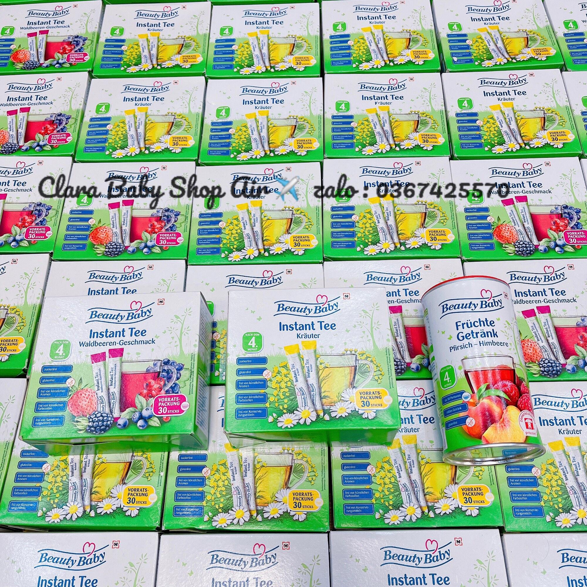 Air/bill) Trà trái cây hòa tan beauty baby cho các bé từ 4m hộp 190g
