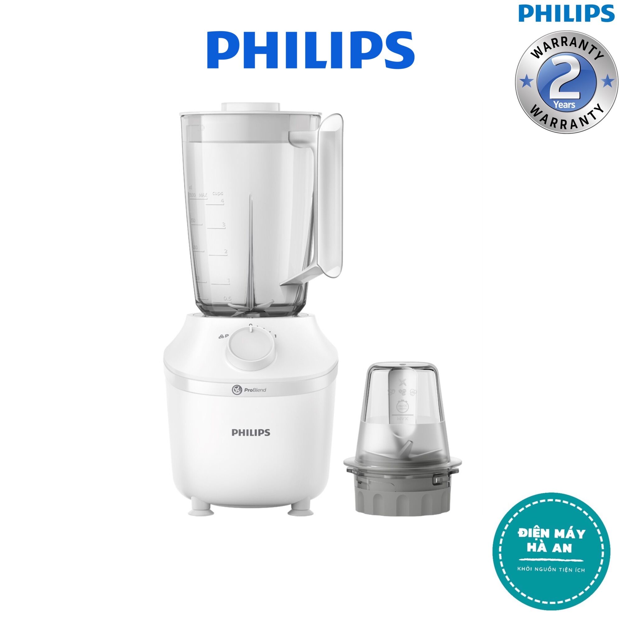 Máy xay sinh tố philips hr2041 /10 - hàng chính hãng - bảo hành 24 tháng