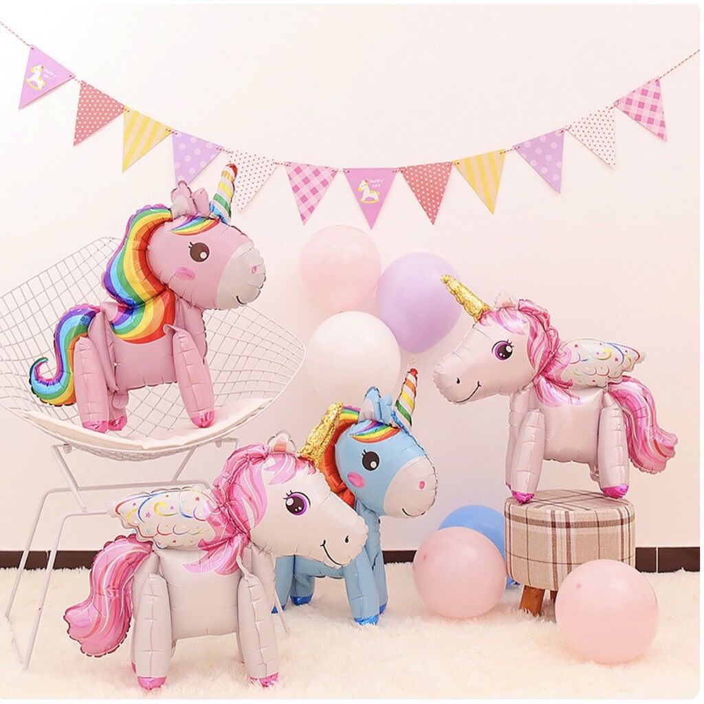 Bóng ngựa Pony 4D trang trí sinh nhật
