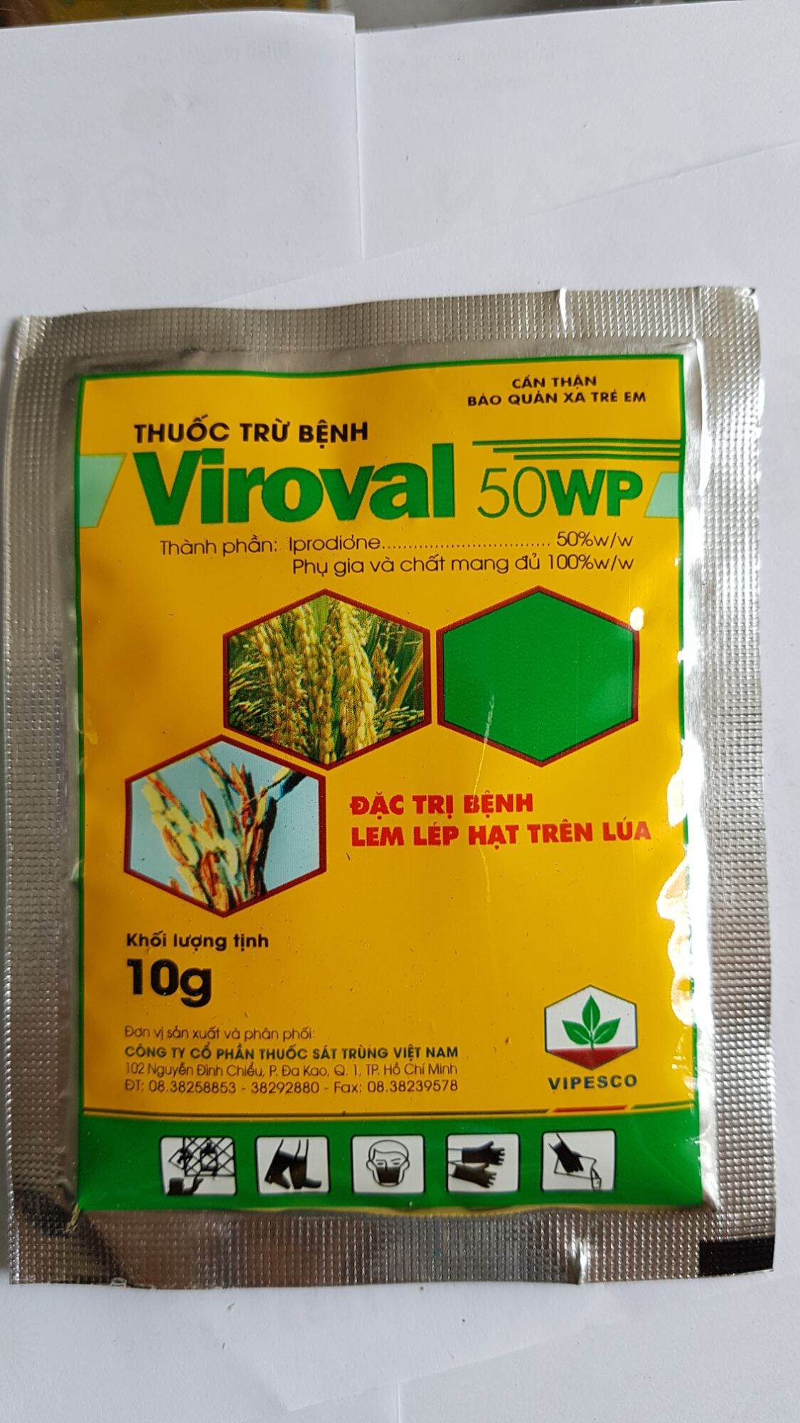 Thuốc trừ nấm viroval 10gr