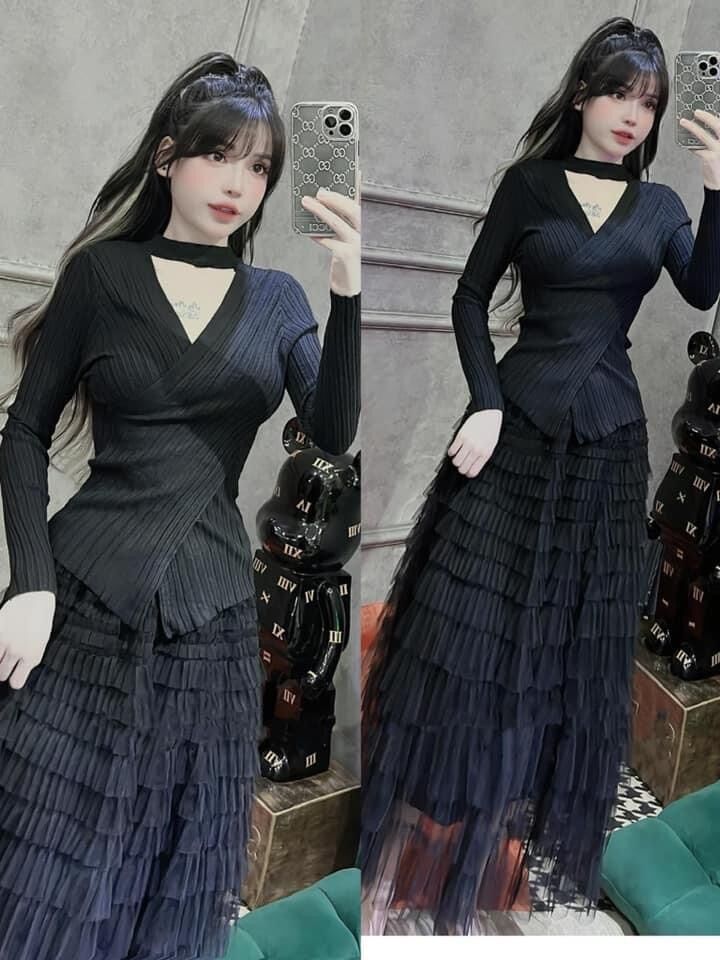 🎀 ÁO LEN CHÉO CỔ FULL MÀU - HÀNG QC