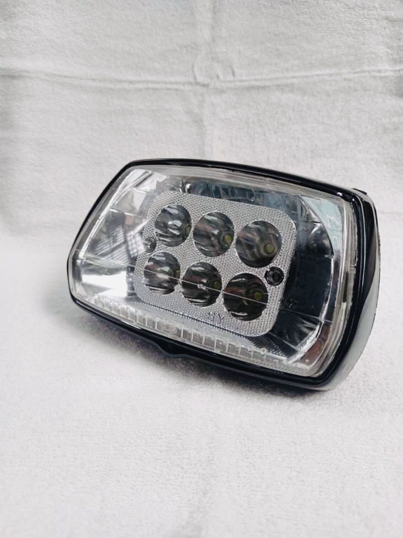 Bộ pha đèn Led 6 bóng cho xe Dream siêu sáng