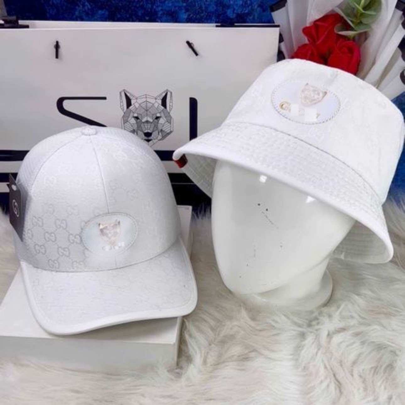 Combo nón kết nam nón cặp tình nhân sói siêu chất vải đẹp chuẩn thời trang