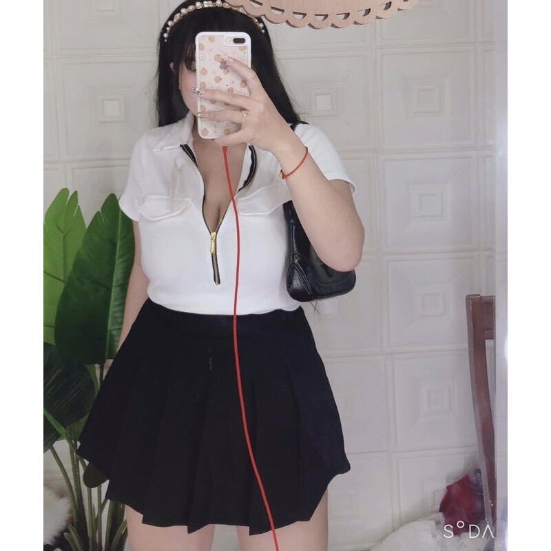 [HCM]Áo Cổ Trụ Bigsize 55-90Kg (Có Size - Ảnh Thật Bigsize)
