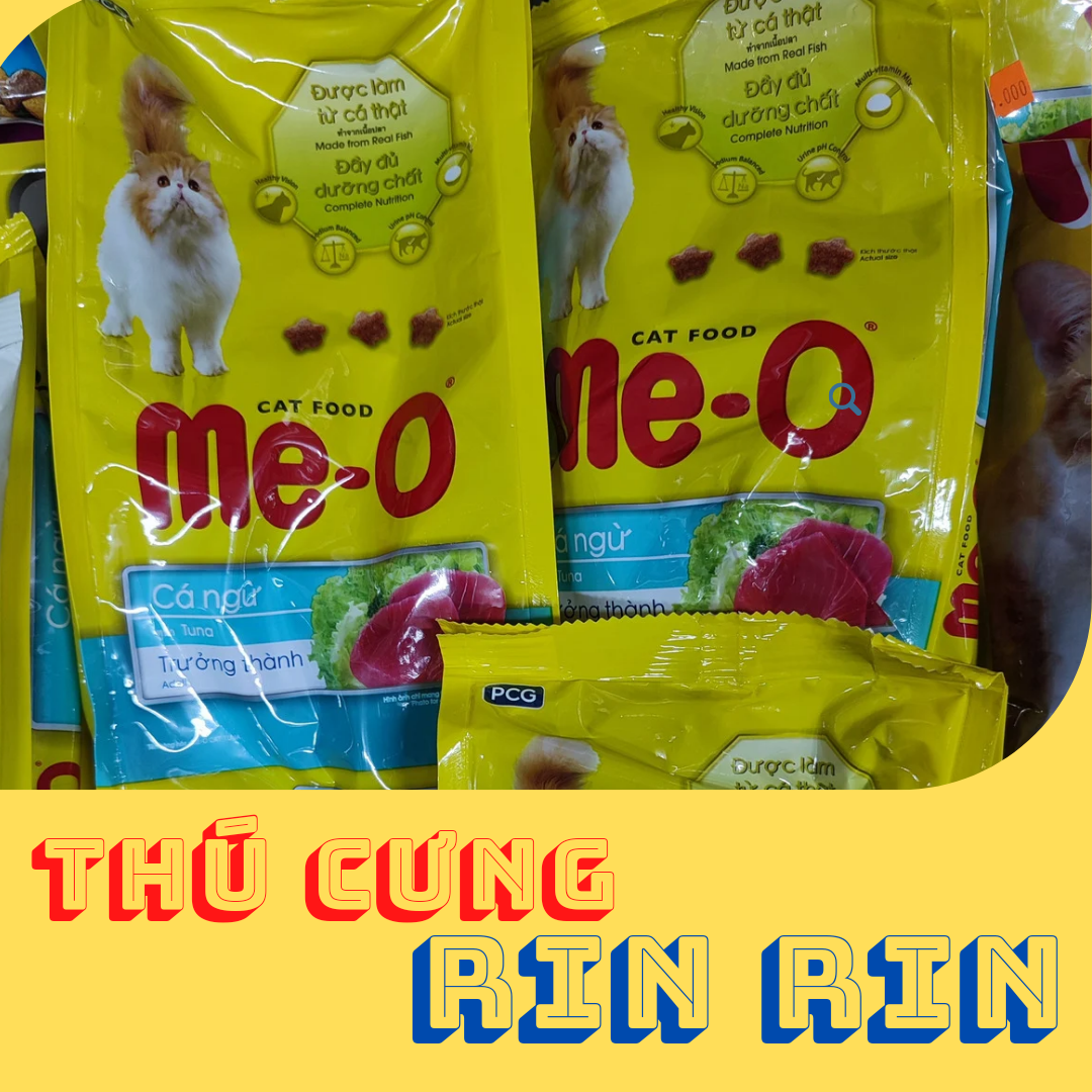 Combo 5 gói hạt me-o 350g vị cá ngừ cho mèo