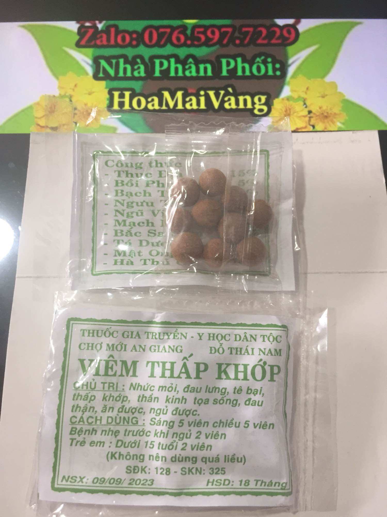 50 gói viêm khớp đỗ thái nam