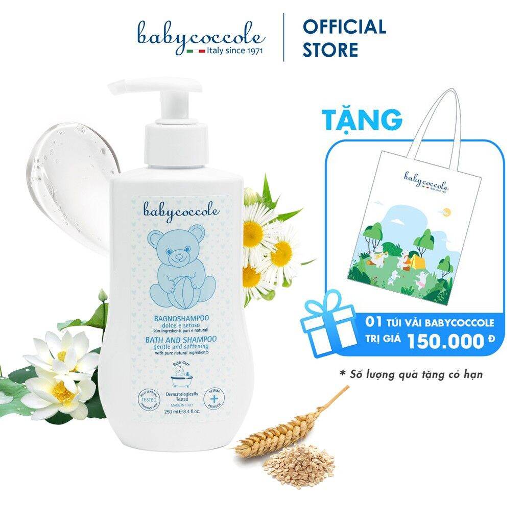 Sữa tắm babycoccole cho bé yêu
