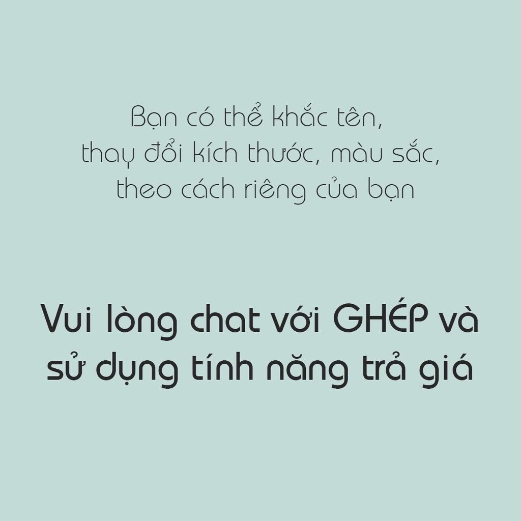 Dịch vụ custom theo yêu cầu